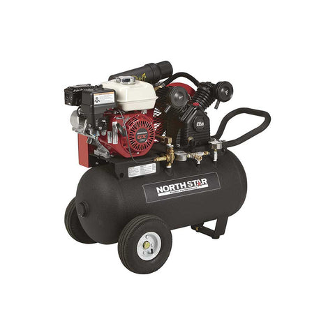 NorthStar | 459392, Portable Gas Powered Air Compressor, 20-Gal, 90PSI, GX160