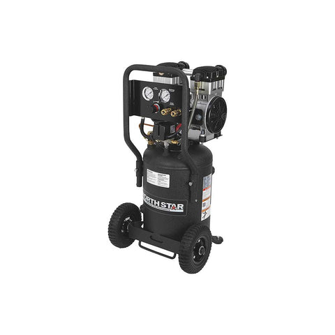 NorthStar | 53009, Electric Air Compressor, 1.5 HP, 8-Gal. Vert Tank, 90 PSI