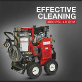NorthStar | 1571151, Hot Water Pressure Washer, 3000 PSI, 4.0 GPM, Kohler Engine