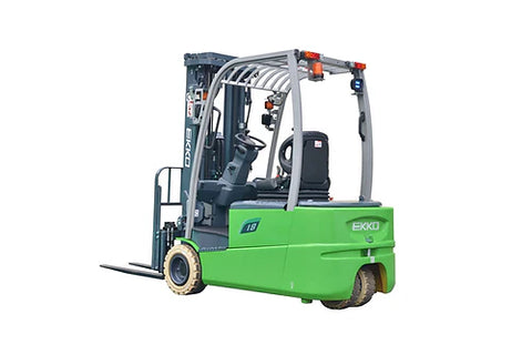 EKKO | EK18A-212LI Electric Forklift with Pneumatic Tires, Lithium Battery, 4,000 lbs, 212" Lift Height