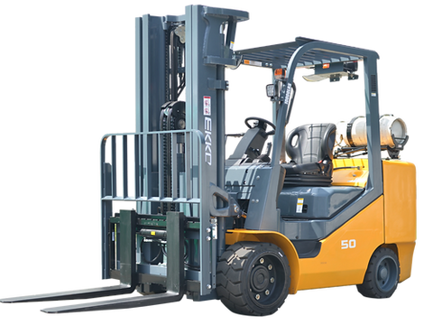 EKKO | EK50LP Forklift with Pattern Cushion Tires, LPG, 10,000 lbs, 185" Lift Height