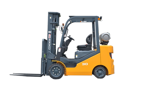 EKKO | EK30SLP Forklift with Pneumatic Tires, LPG, 6000 lbs, 189" Lift Height