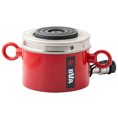 BVA | HLNF10002, 100 Ton 1.97" Stroke, Low Profile Lock Nut Single Acting Cylinder