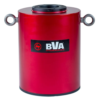 BVA | HUDC10006, 100 Ton 6" Stroke, Aluminum Hollow Hole Double Acting Cylinder