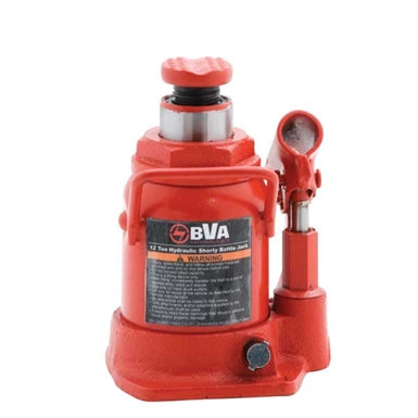 BVA | J10129, 12 Ton, Manual Shorty Bottle Jack