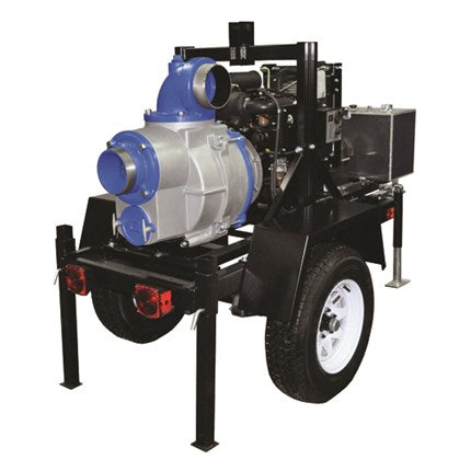 Tsurumi | EPT3-150KD 6" Trash Pump, 24 HP Kohler KDW1003 Diesel Engine