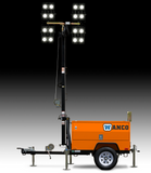 Wanco | WLT-4MM6K, 6kW Standard Diesel Laydown Light Tower w/Mitsubishi L3E Engine