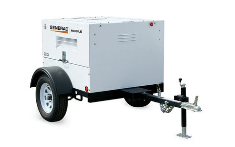 Generac | MLG20IF4-STD, Trailer Mounted Mobile 20kw Diesel Generator, w/ Isuzu engine
