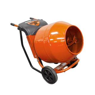 Brave | GPE211005, 5-Cu. Ft. MIXZR Direct Drive Cement Mixer, Steel Drum