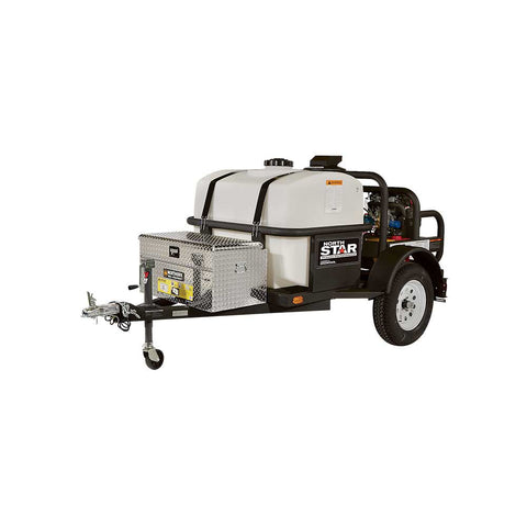 NorthStar | 157595, Hot Pressure Washer, Trailer Mounted, 4,000 PSI, 4 GPM, GX690