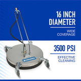 Powerhorse | 47892, Pressure Washer Cleaner, Surface Cleaner 16-in. Diameter