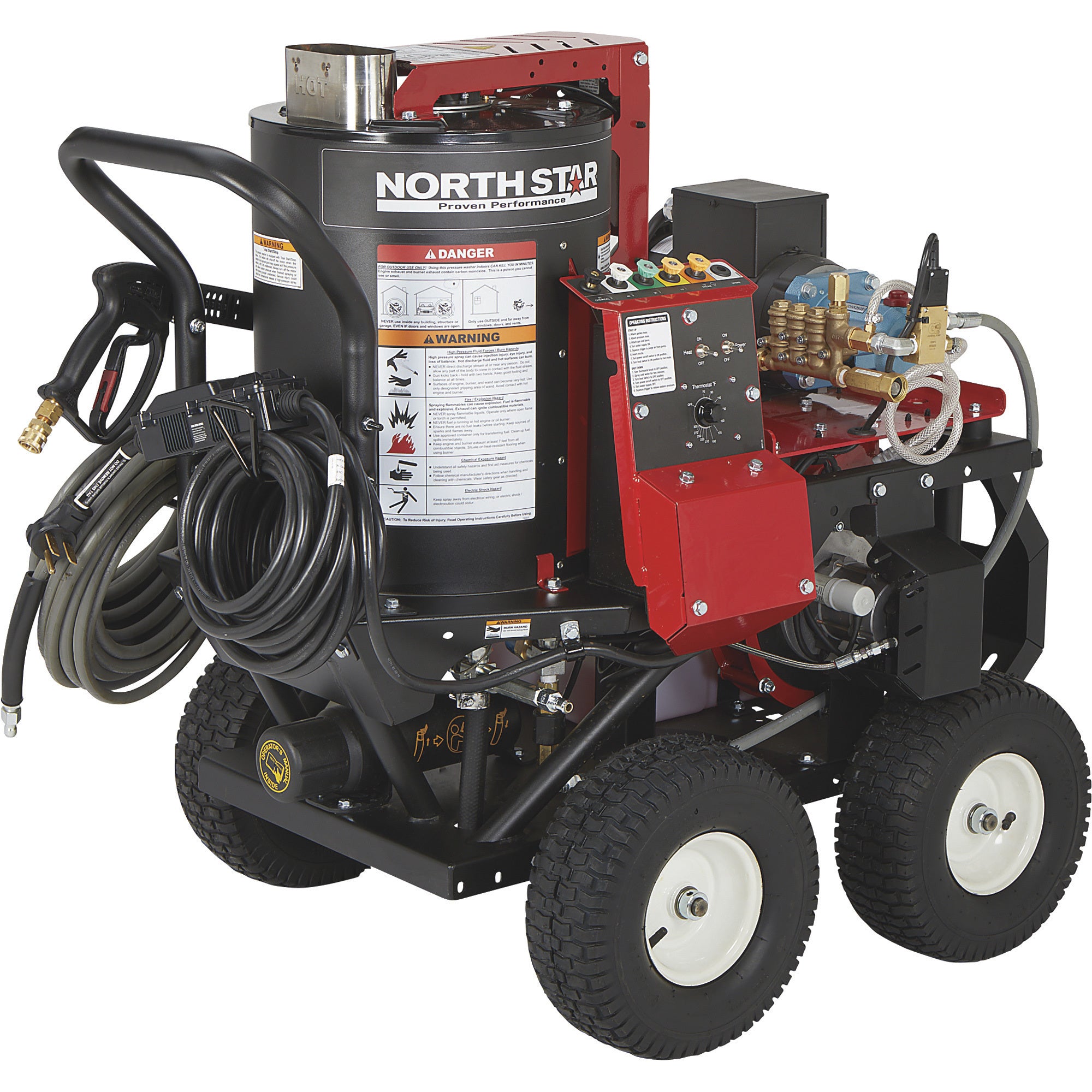 NorthStar 1574212 Electric Hot Water Pressure Washer 2,750