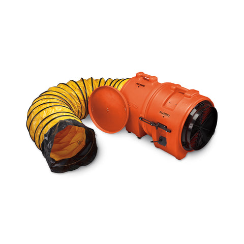Allegro 16" Axial DC Plastic Blower with Canister and 15' Ducting - 9556-15