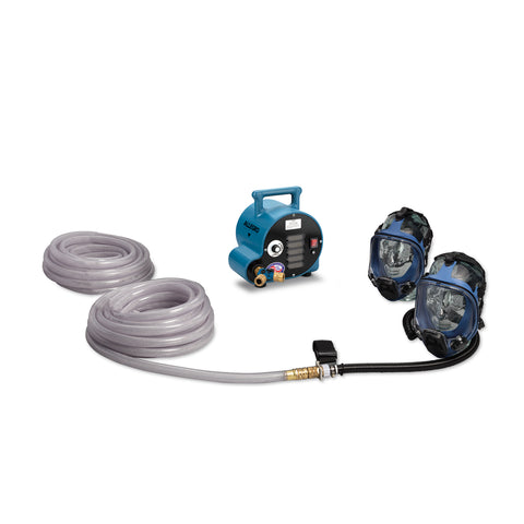 Allegro 2-Worker Full Mask Breathing Air Blower Respirator System 220V AC 50 Hz - 9200-02AE