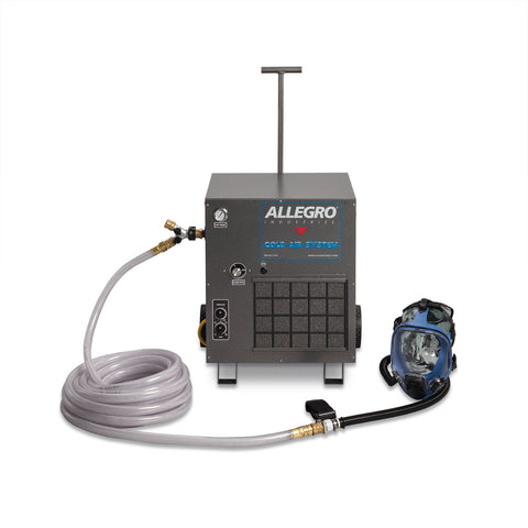 Allegro 1-Worker Full Mask Cold Air Respirator System with 100' Hose - 9200-01CA