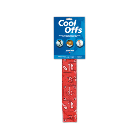Allegro Cowboy Red Cooling Bandana for Standard Cooling Wrap - 8405-50