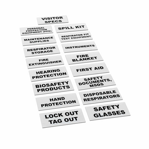 Allegro Label Kit for Wall Cases - 4500-10