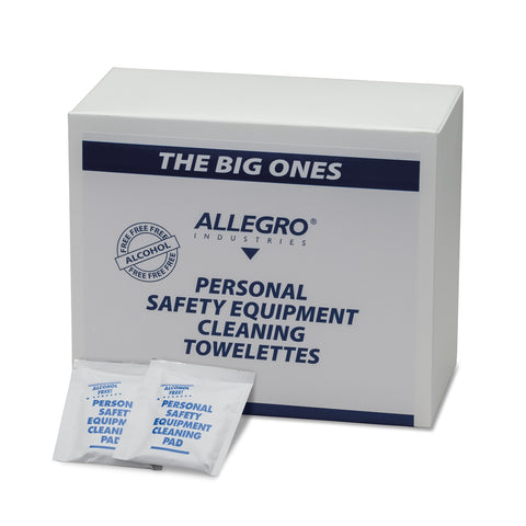 Allegro Alcohol-Free Personal Safety Equipment Cleaning Pads, Pack of 50 - 3001-05