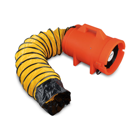 Allegro 8" Axial AC Plastic Mini-Pak Blower with 25' Ducting - 9532-25