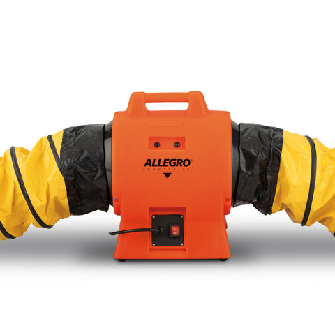 Allegro 8" Axial AC Inline Booster Plastic Blower - 9539-08I