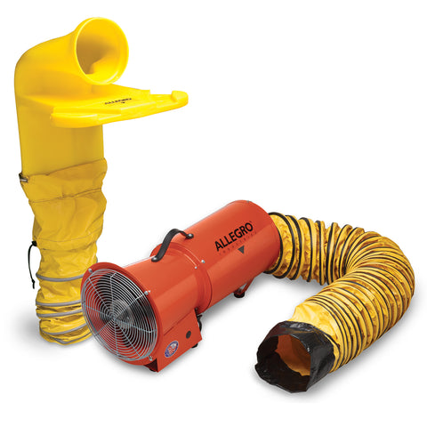 Allegro 8" DC Axial Blower System with Manhole Ventilation Passthru - 9520-06M