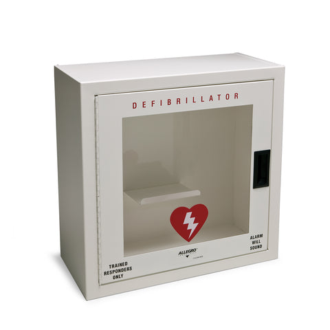 Allegro Small Metal Defibrillator Wall Case with Alarm - 4210-01