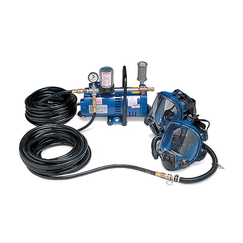 Allegro 2-Worker Full Mask Supplied Air Respirator System with 100' Hoses - 9210-02