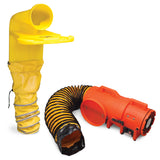 Allegro 8" DC Plastic Axial Blower System with Manhole Ventilation Passthru - 9520-36M