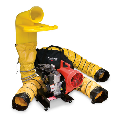 Allegro 8 Inch Gas Centrifugal Blower System with Manhole Ventilation Passthru - 9520-05M