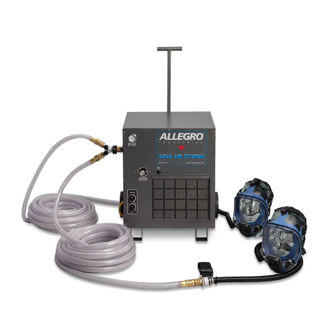Allegro 2-Worker Full Mask Cold Air Respirator System with 100' Hose - 9200-02CA