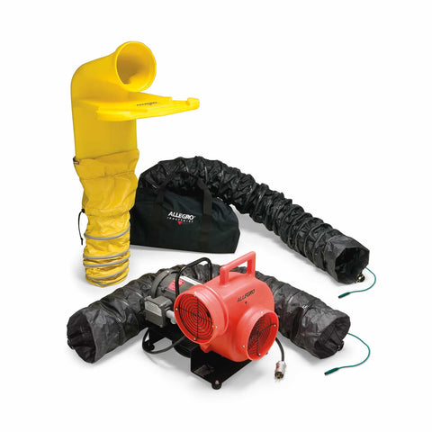 Allegro 8" Heavy Duty Explosion-Proof Centrifugal Blower System with MVP - 9520-03M