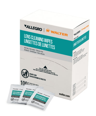 Allegro Eyewear Cleaning Wipes, 100 per Box - 0350