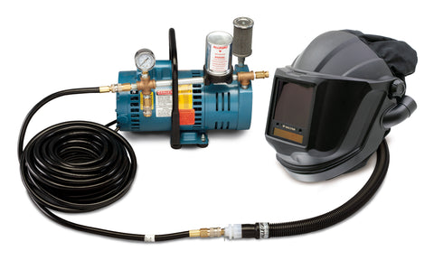 Allegro 1-Worker Maxshield ADF Supplied Air Respirator with 50' Hose - 9255-01