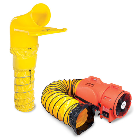 Allegro 12" Axial AC Plastic Blower System with Manhole Ventilation Passthru - 9520-43M
