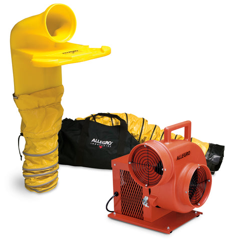 Allegro 8" High Output Centrifugal Blower System with Manhole Ventilation Passthru - 9520-50M