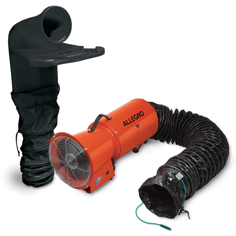 Allegro 8" Explosion-Proof Axial Blower System with Manhole Ventilation Passthru - 9520-05MEX