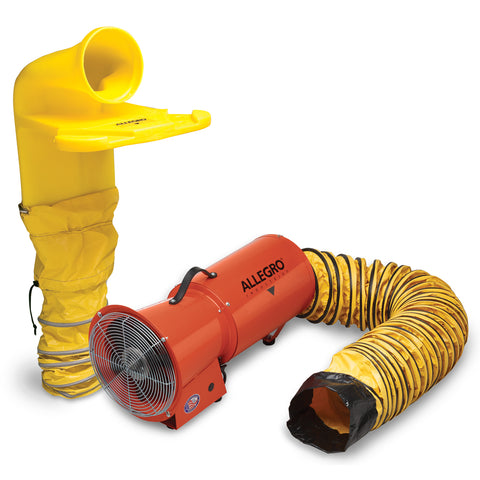 Allegro 8" AC Axial Blower System with Manhole Ventilation Passthru - 9520-14M