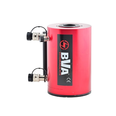 BVA | HUDC5006, 50 Ton 6" Stroke, Aluminum Hollow Hole Double Acting Cylinder