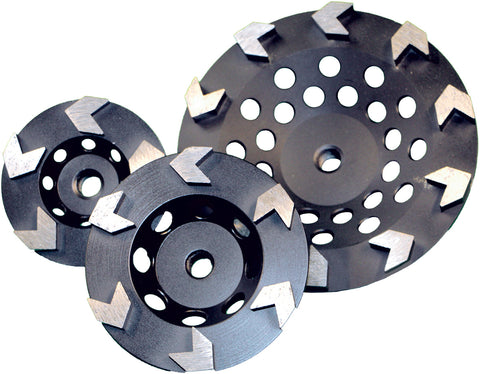 Arrow Cup Grinders for Floor Preparation
