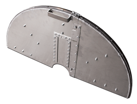 TWO-PIECE FLUSH CUT BLADE GUARDS WITHOUT WATER TUBES