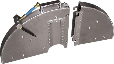 TWO-PIECE BLADE GUARDS WITH WATER TUBES