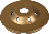Diamond Products CGST51278BSH Standard Gold Low Profile Cup Grinders 5" x 7/8" 12 Segments - Cat # 48389