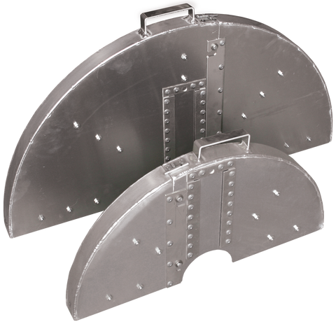 TWO-PIECE BLADE GUARDS WITHOUT WATER TUBES
