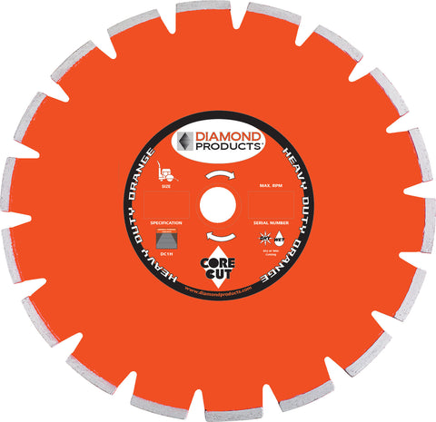 Heavy Duty Orange Dry Walk Behind Blades