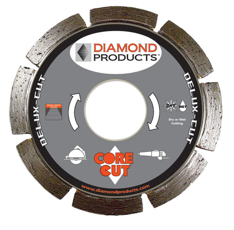 Delux-cut Segmented Small Diameter Diamond Blade