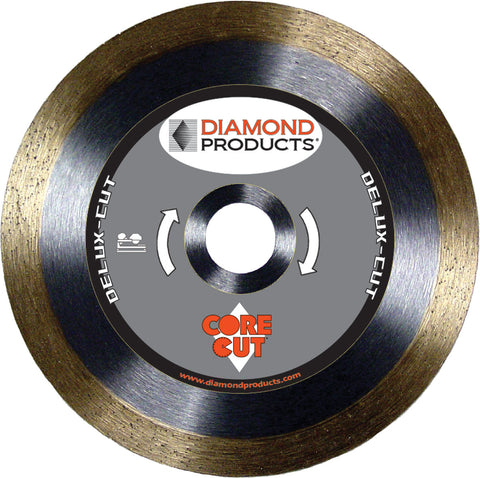 Delux-cut Continuous Rim Tile Diamond Blades