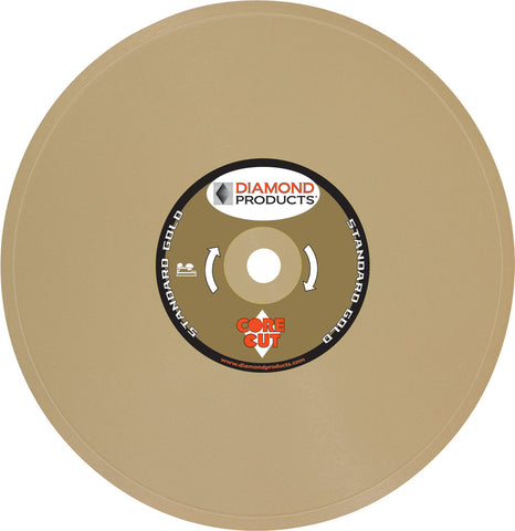 Standard Gold Continuous Rim Tile Diamond Blades