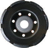 Diamond Products 84677 Heavy Duty Orange Low Profile Cup Grinders 5" x 7/8" 12 Segments