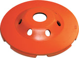 Heavy Duty Orange Low Profile Cup Grinders
