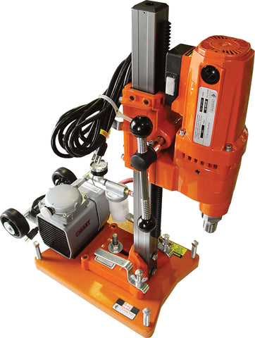 All-purpose vacuum base add-on option with vacuum pump allows you to use the M1AA anchor rig as a vacuum rig